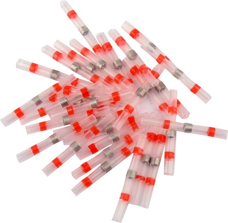 YATO Кембрики термоусадні при t≤ 105°C з припоєм YATO, прозорі, для провідників 0.5-1,5 мм², 100 шт 