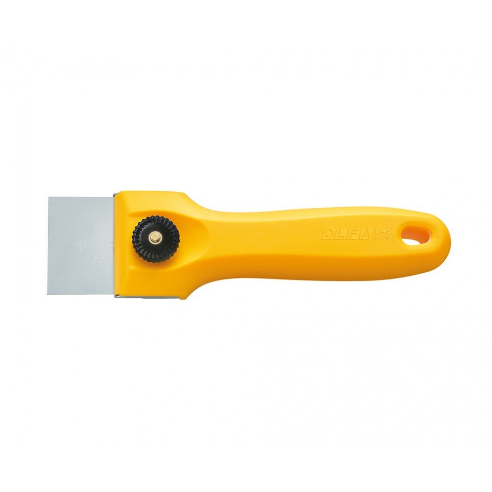 Скребок-шпатель OLFA T-45, скребок-шпатель многофункциональный, сменное лезвие 45мм TB-45 (854510)