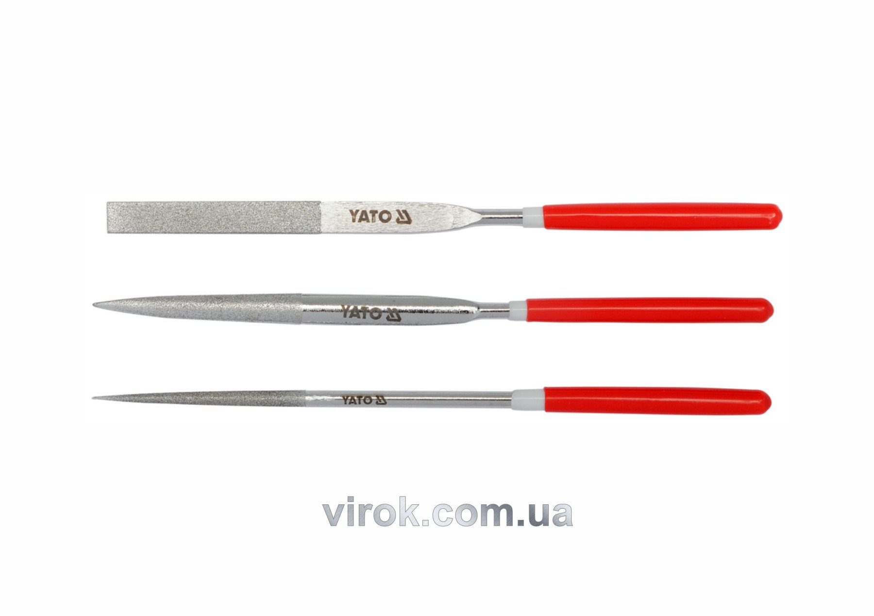 YATO Надфіль алмазний YATO Набір. 4х160х50мм 3пр.  | YT-6150