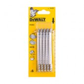 DeWalt DT2052 Полотно для лобзика по дереву, ДСП, ДВП с T301СD-, рез до 60 мм. 5шт.