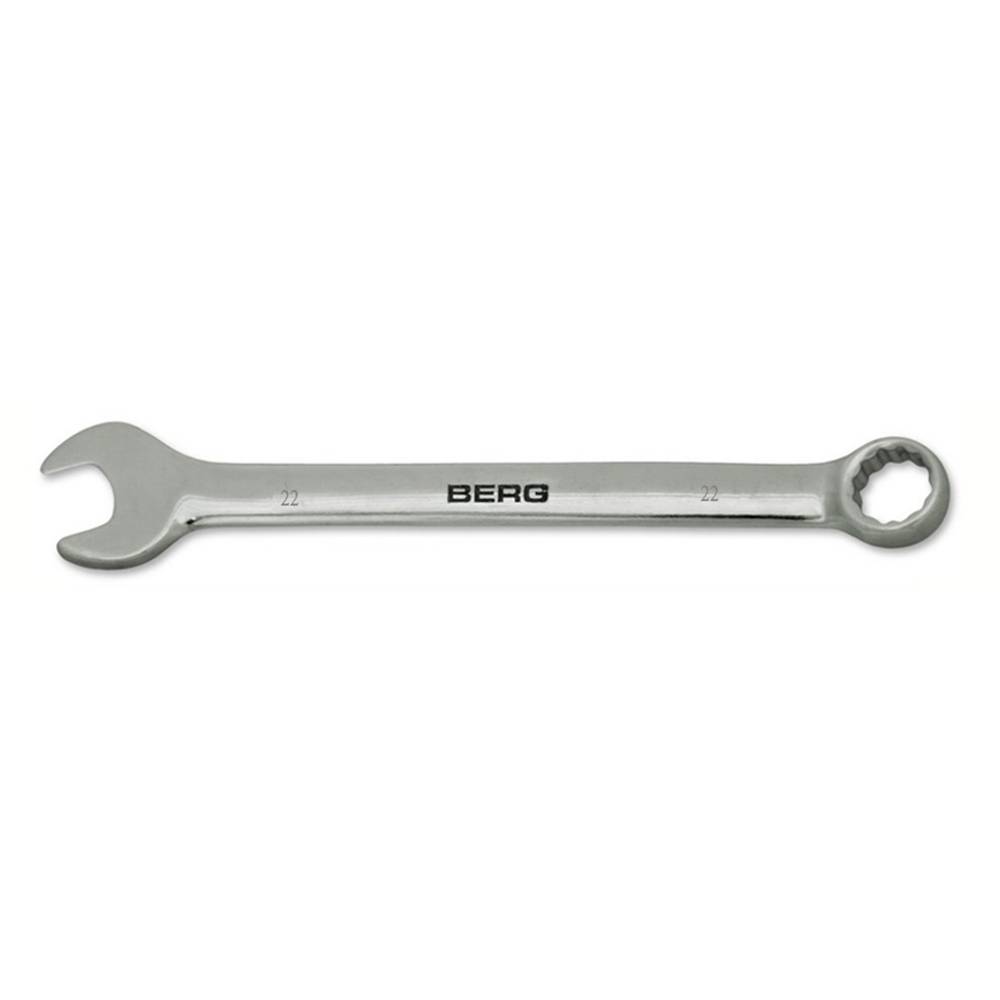 Ключ ріжково-накидний Cr-V 22мм Berg | 48-316