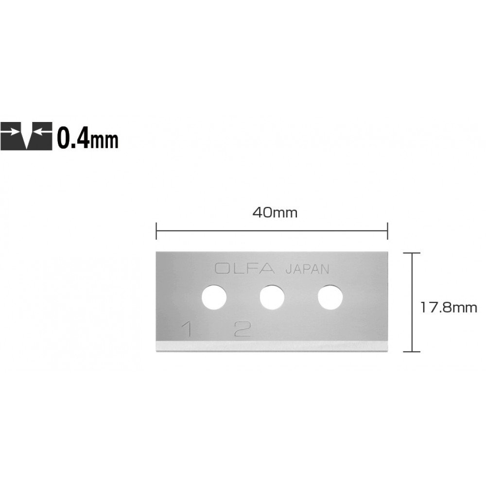Лезвие OLFA SKB-10/10B 10шт. для ножа SK-10 (334201) (вместо C334201)