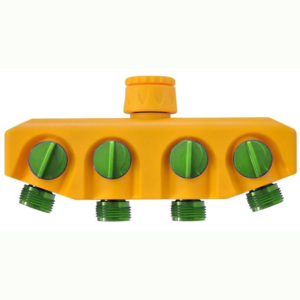 Розподільник пластиковий з 4 виходами, 3/4 VERANO | 72-136