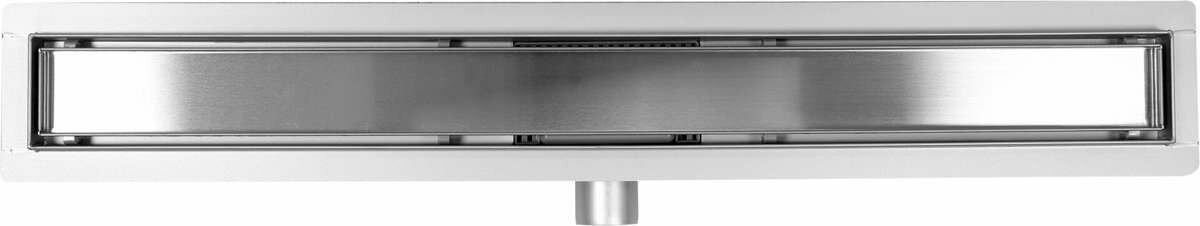 FALA Трап підлоговий лінійний з нержавіючої сталі WET-DRY; 80х 7х 2 см, сифон- 52 мм  | 71605