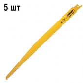DeWalt DT2350 Пильное полотно по дереву , L=305мм, 3.6-5.1мм, 5шт.