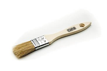 Кисть флейцевая натуральная щетина эконом 1'' СИЛА
