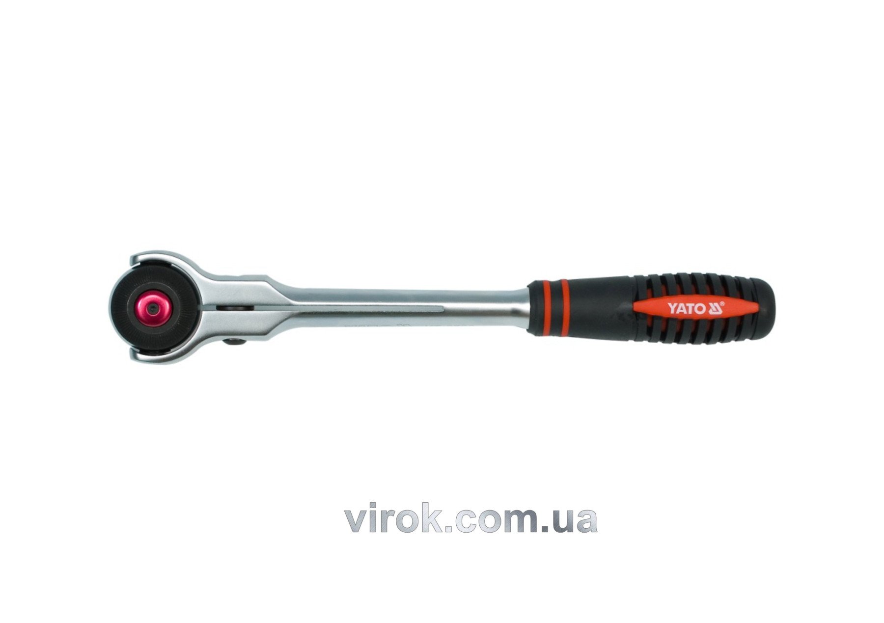 YATO Тріщатка YATO : квадрат 1/2", L= 280 мм, 72T, обертова головка  | YT-0722