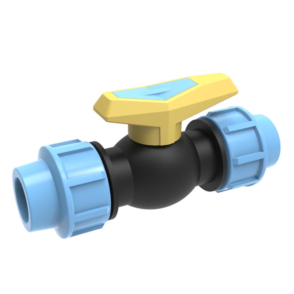 Кран кульовий пластиковий 25 х 25 Україна | 78-013-1