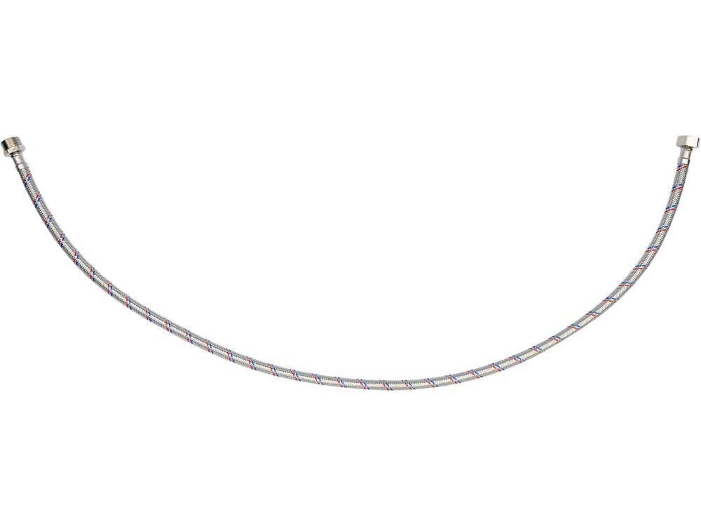 Шланг водопровідний з опліткою з нерж сталі FALA l= 1000мм, Ø= 8/12, з'єднання М-1/2" х F-1/2" 1 МПа