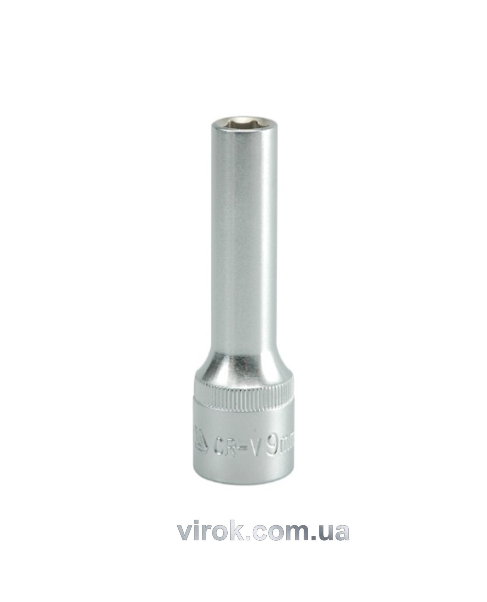 YATO Головка торцева 6-гранна YATO : подовжена, квадрат 1/2", М= 9 мм, L= 76 мм  | YT-1222