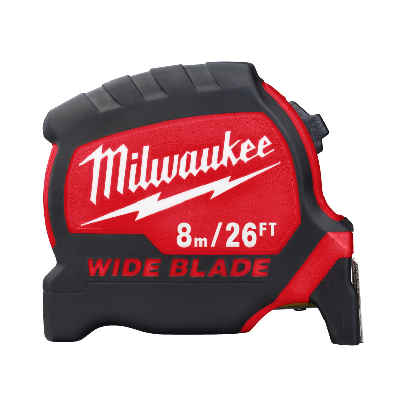 MILWAUKEE Рулетка Премиум с широким полотном 8м-26фт (футовая) | 4932471818