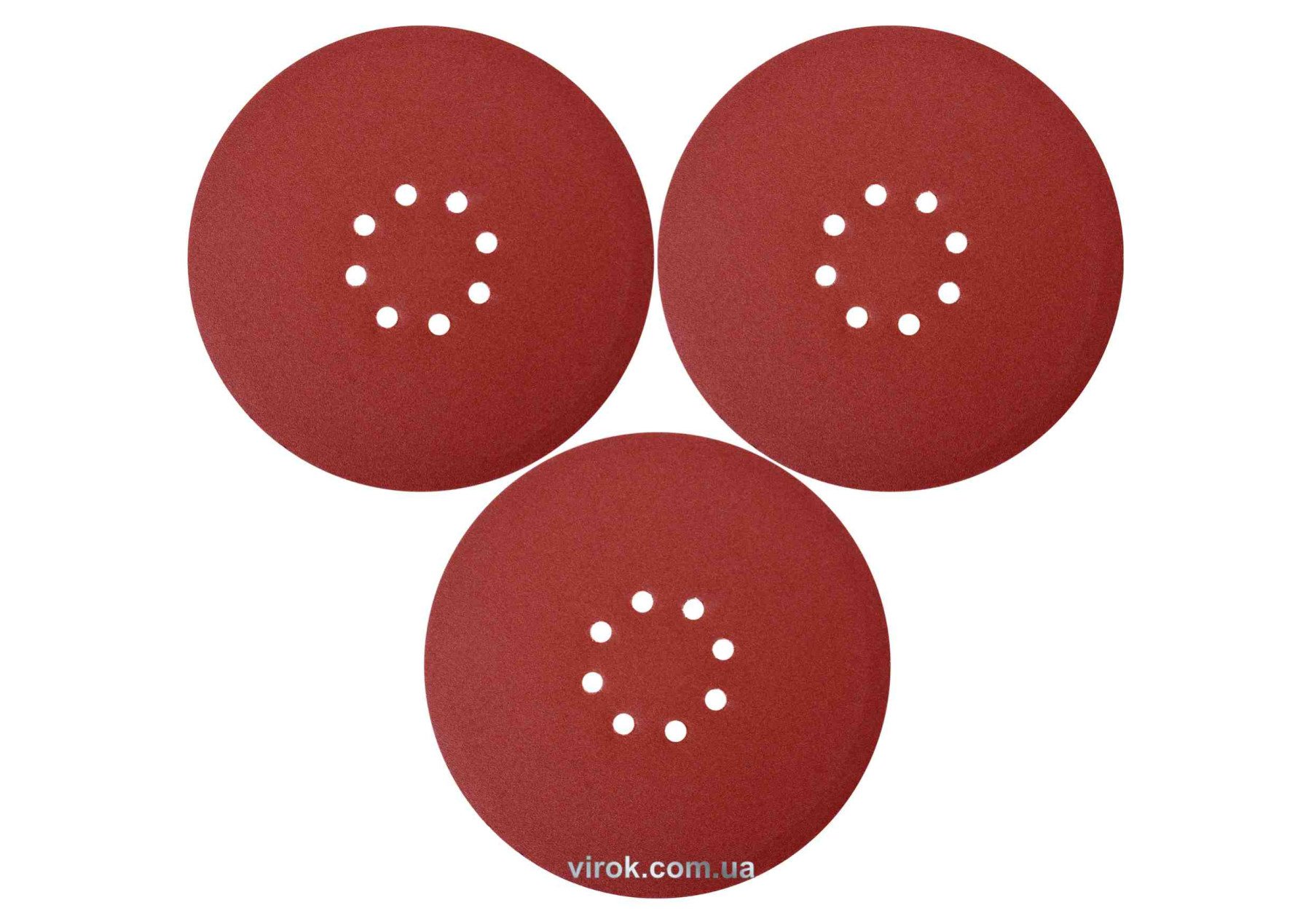 YATO Круг шліфувальний з наждачн. паперу з липучкою YATO: Ø= 225мм, Р180,до YT-82340 і YT-82350, 3шт