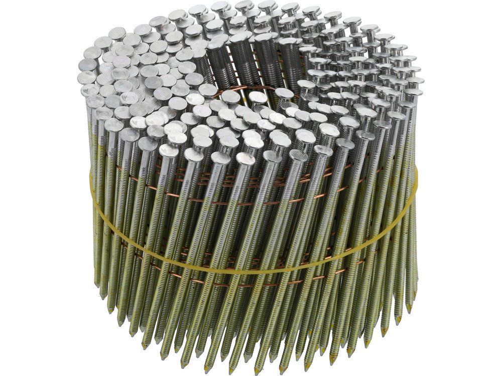 Цвяхи барабанні до пневматичного пістолета YT-09214 VOREL: L=90мм, Ø=2.8мм, кут 15-16˚, 3000шт [1]