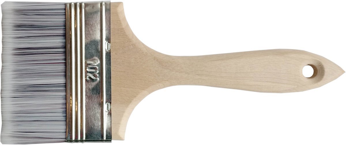 VIROK Пензель малярний плоский воскований, b= 102 мм SUPER PROFI , три види щетини | 19V602