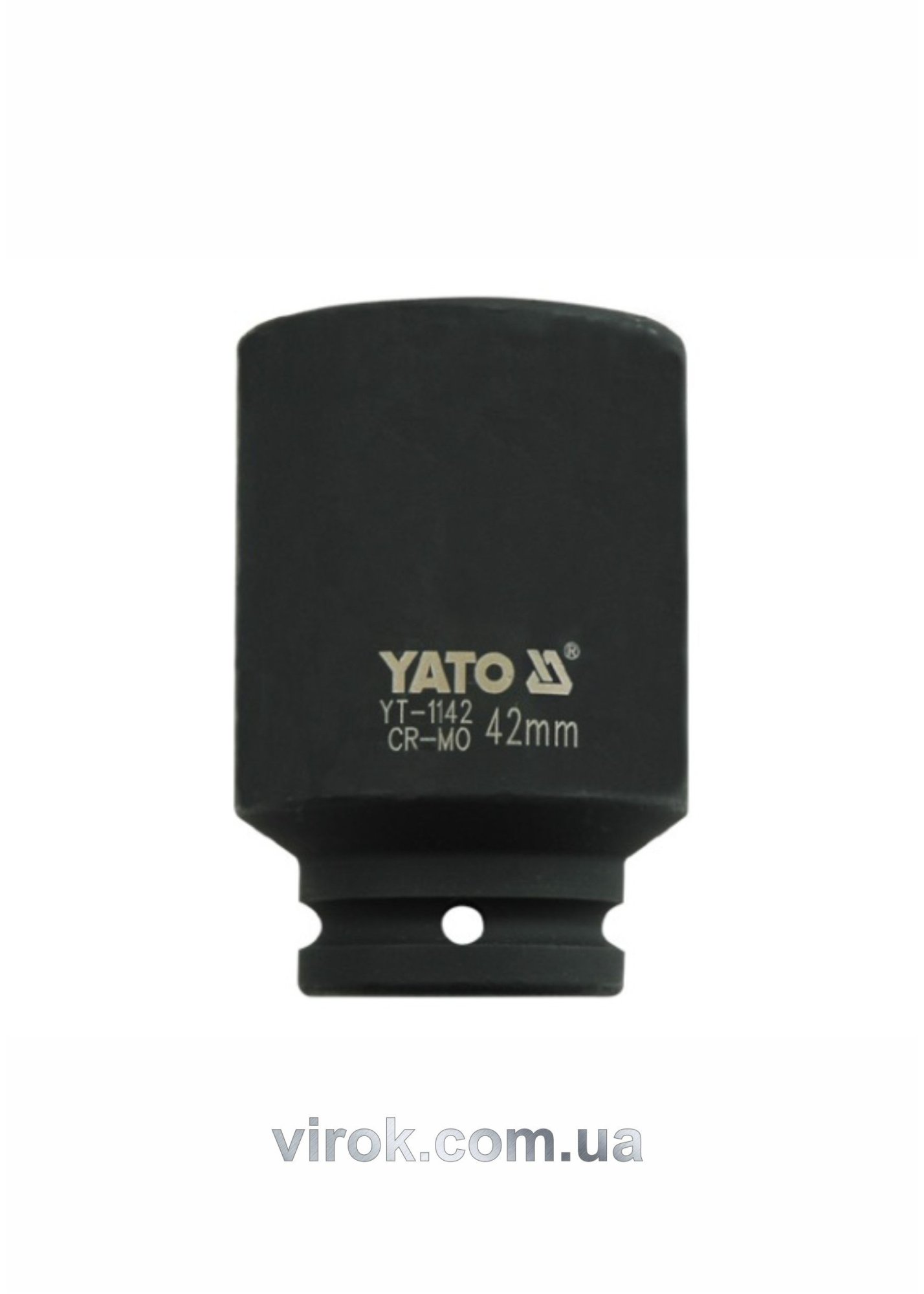 YATO Головка торцева ударна 6-гранна YATO : подовжена, квадрат 3/4", М= 42 мм, L= 90 мм  | YT-1142