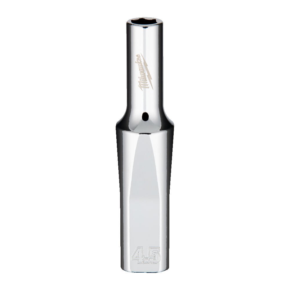 MILWAUKEE Головка хромована метрична подовжена 1/4'', 4,5мм | 4932479995