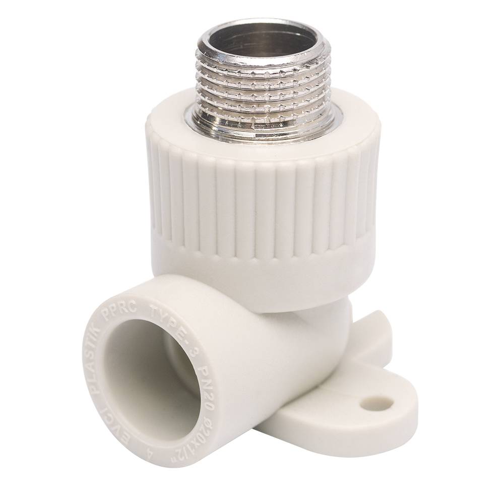 Настінне коліно з зовнішньою різьбою PP- R 20х1/2 Україна | 77-195