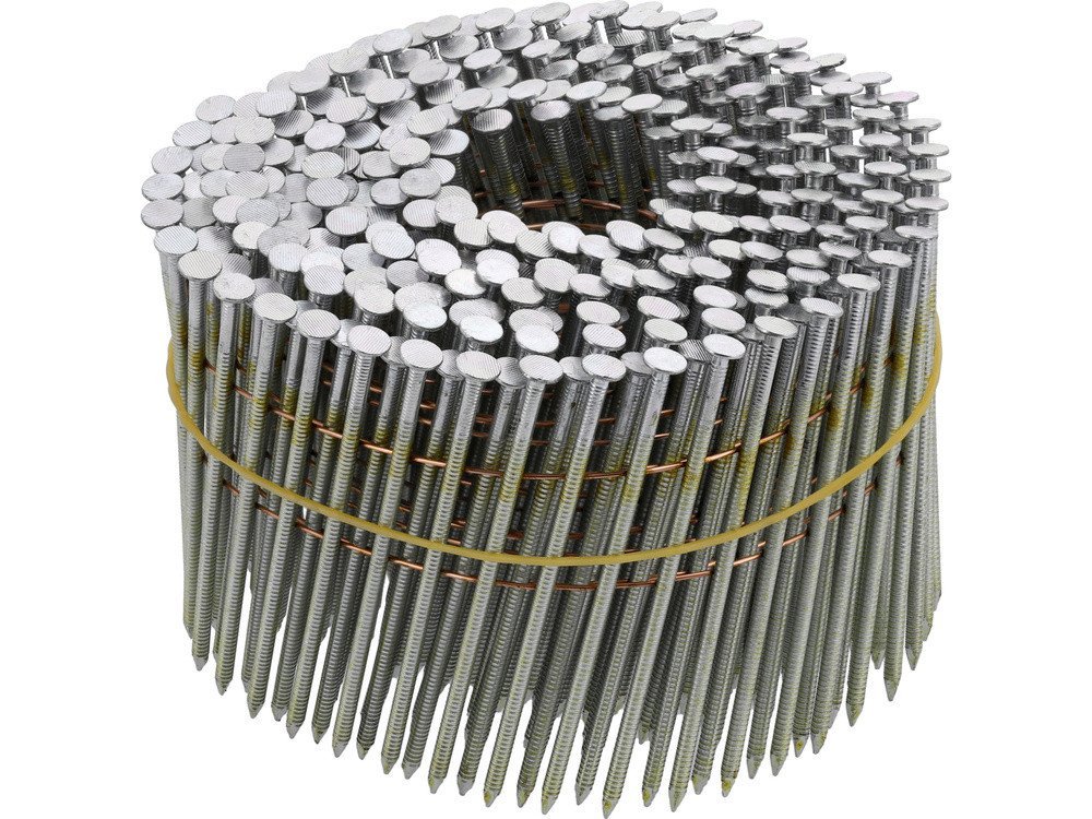 Цвяхи барабанні до пневматичного пістолета YT-09214 VOREL: L=75мм, Ø=2.5мм, кут 15-16˚, 3600шт [1]