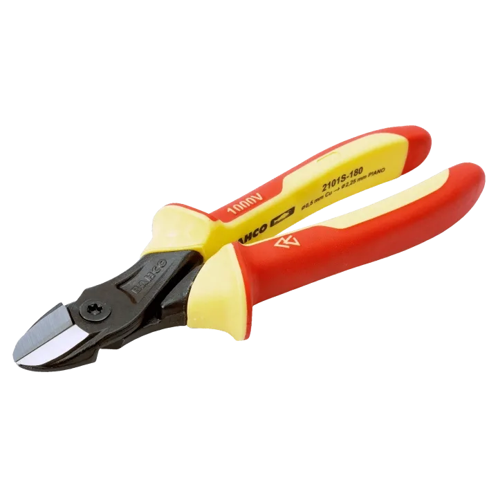 Кусачки-бокорезы BAHCO 140 мм до 1000 В, оксидированные, ISO 5746, IEC 60900 (2101S-140)