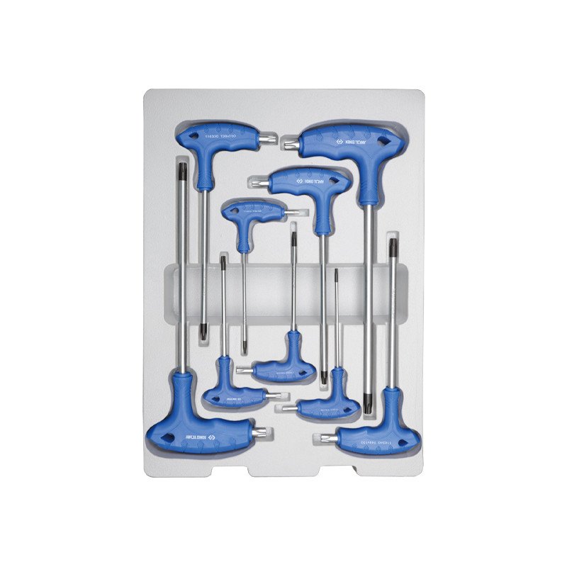 KING TONY Набор Torx 9 ед. (Т10-Т50) Г-образных | 22309PR