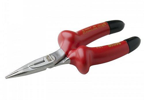 BAHCO 2430V-160 Плоскогубцы с удлиненными губками 160 мм до 1000 В; хромированные