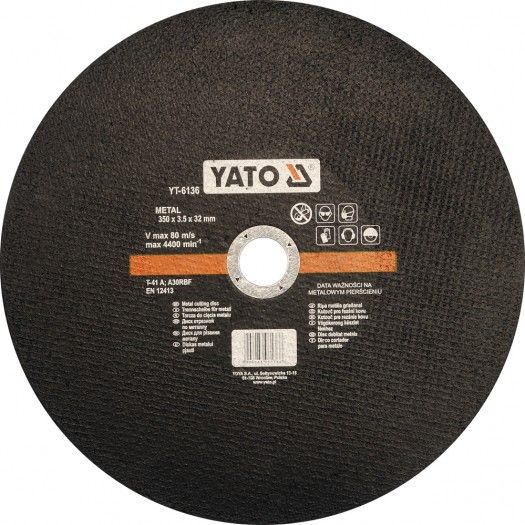 YATO Диск отрезной по металлу 350х3,5х32 YT-6136