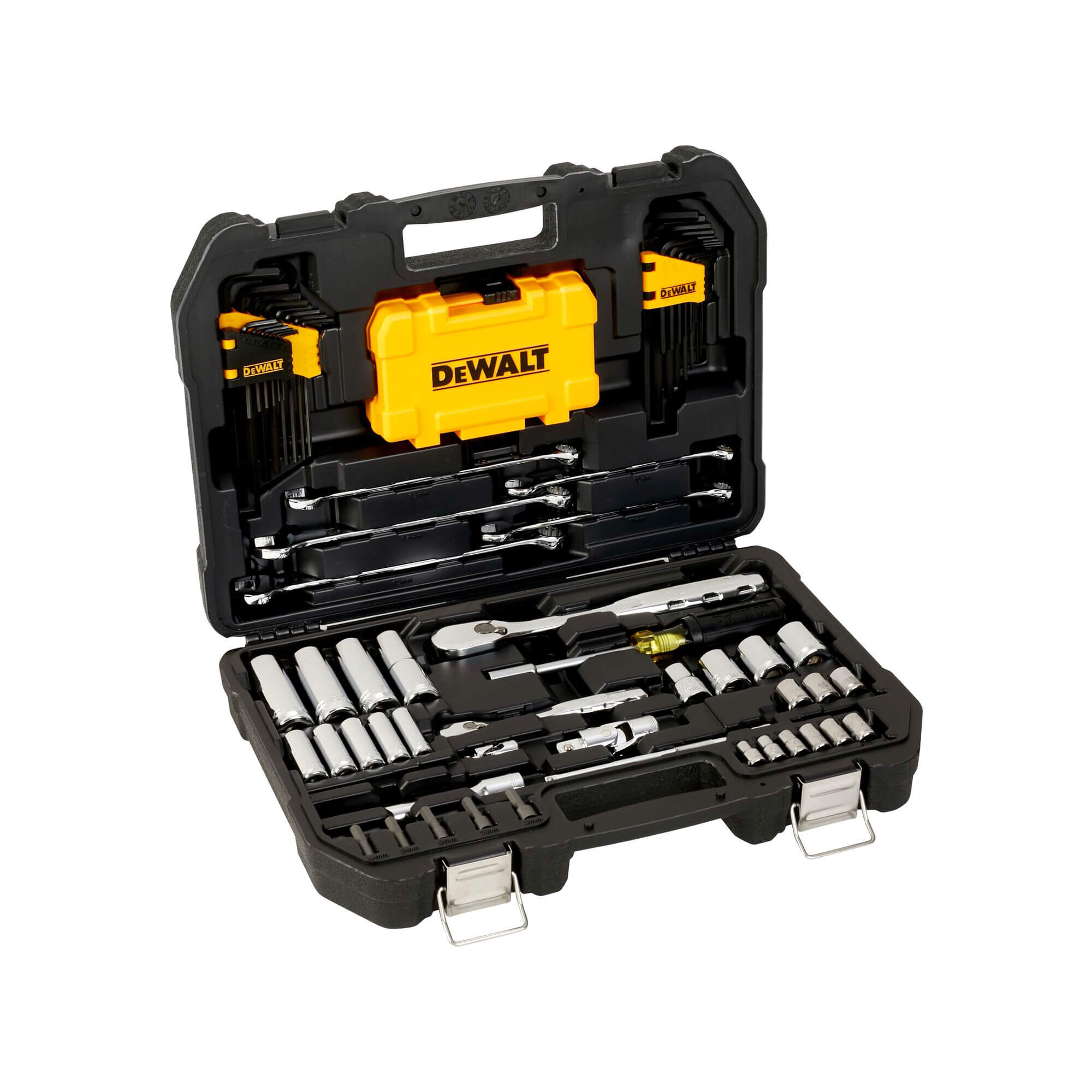 DeWALT Набір головок та біт, 1/4" та 3/8", 89 предметів.
