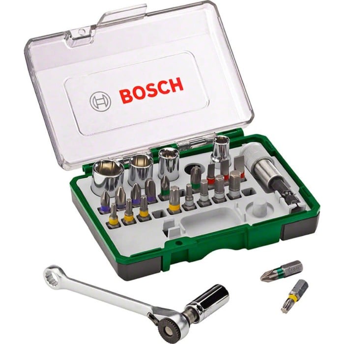 Набір біт Bosch (27 шт. + ключ-тріскачка) (2607017160)