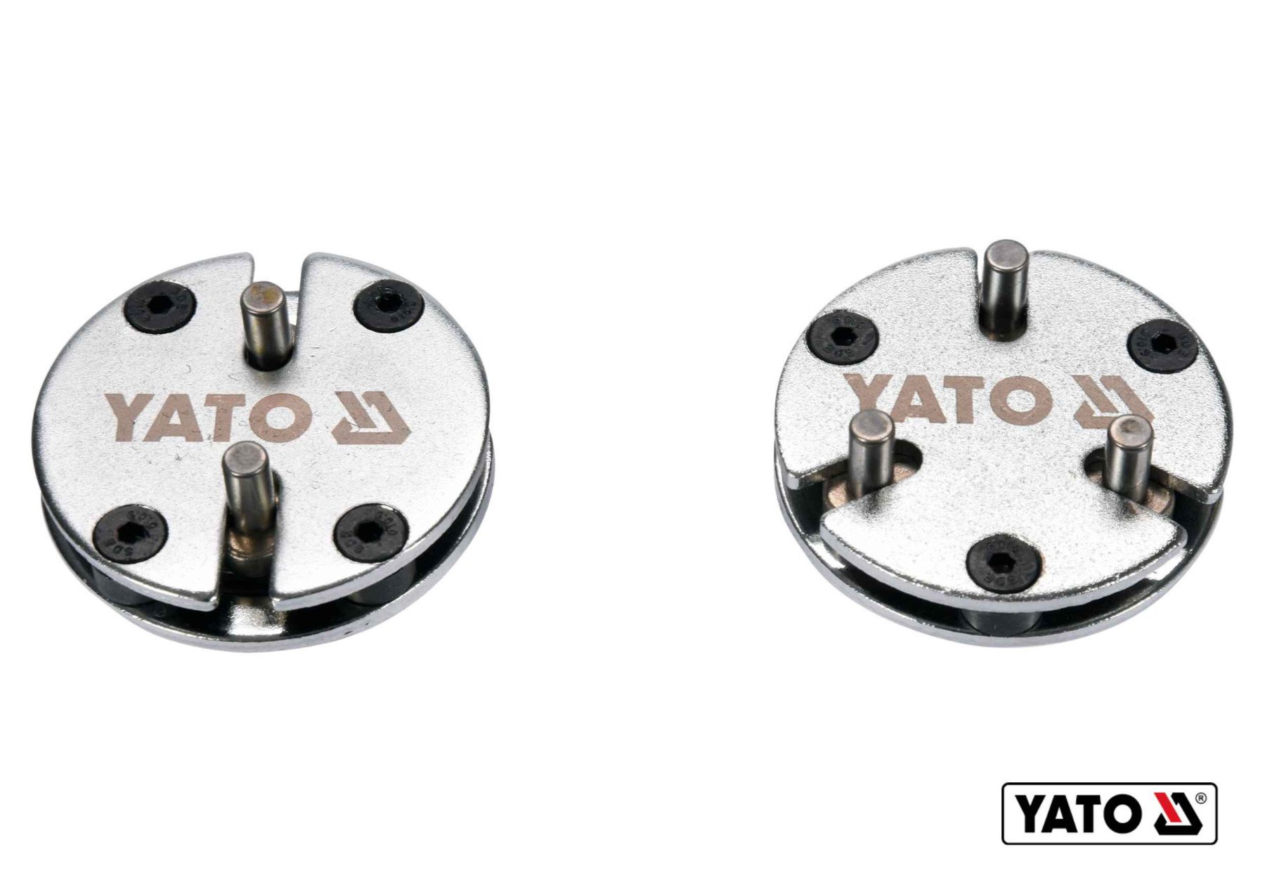 YATO Адаптери з 2 і 3 штирями для втискання гальмівних поршнів YATO : кпл., 2 шт  | YT-06809