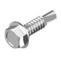 Саморез со сверлом нержавеющий с шестигранной головкой DIN 7504-K