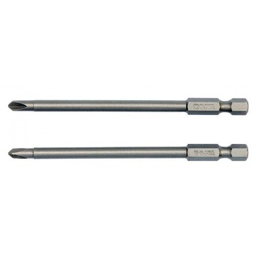 YATO Набір насадок викруткових YATO : "TRI-WING" #1-#3, квадрат 1/4", L= 100 мм. 2 шт.  | YT-0496