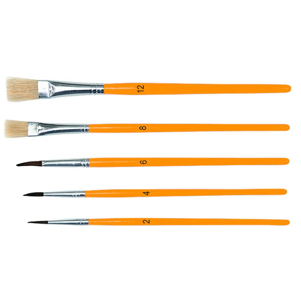 Набір пензлів для підфарбовування, 5шт Favorit | 01-901