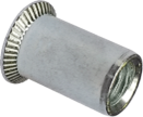 Гайка-заклепка стальная, гладкая потайная головка  CSK М 8-L (основа 3,0 - 5,0 мм.) уп. 150 шт.