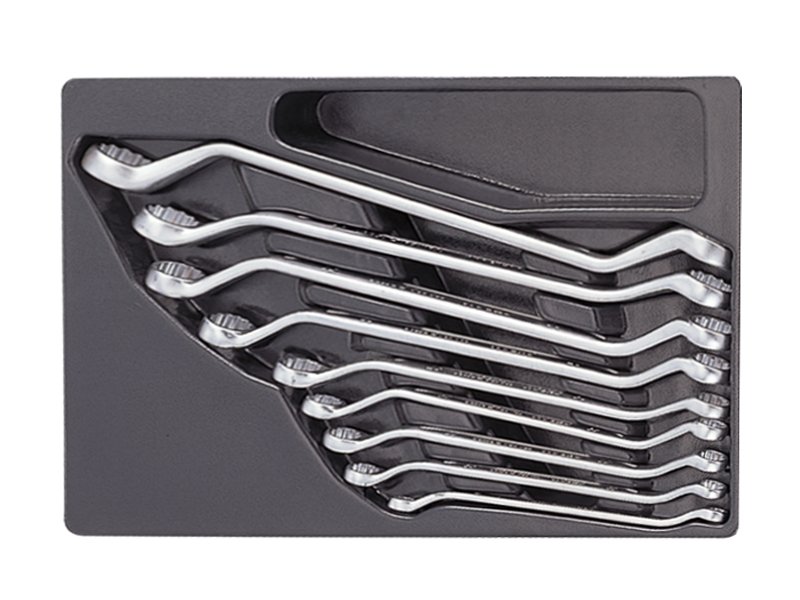 KING TONY Набор ключей накидных 45 град 9ед в ложементе | 9-1609MR