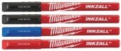 MILWAUKEE Набір ручек Fine Tip InkZAll , синій/червоний/чорний/чорний, (4шт) | 48223165