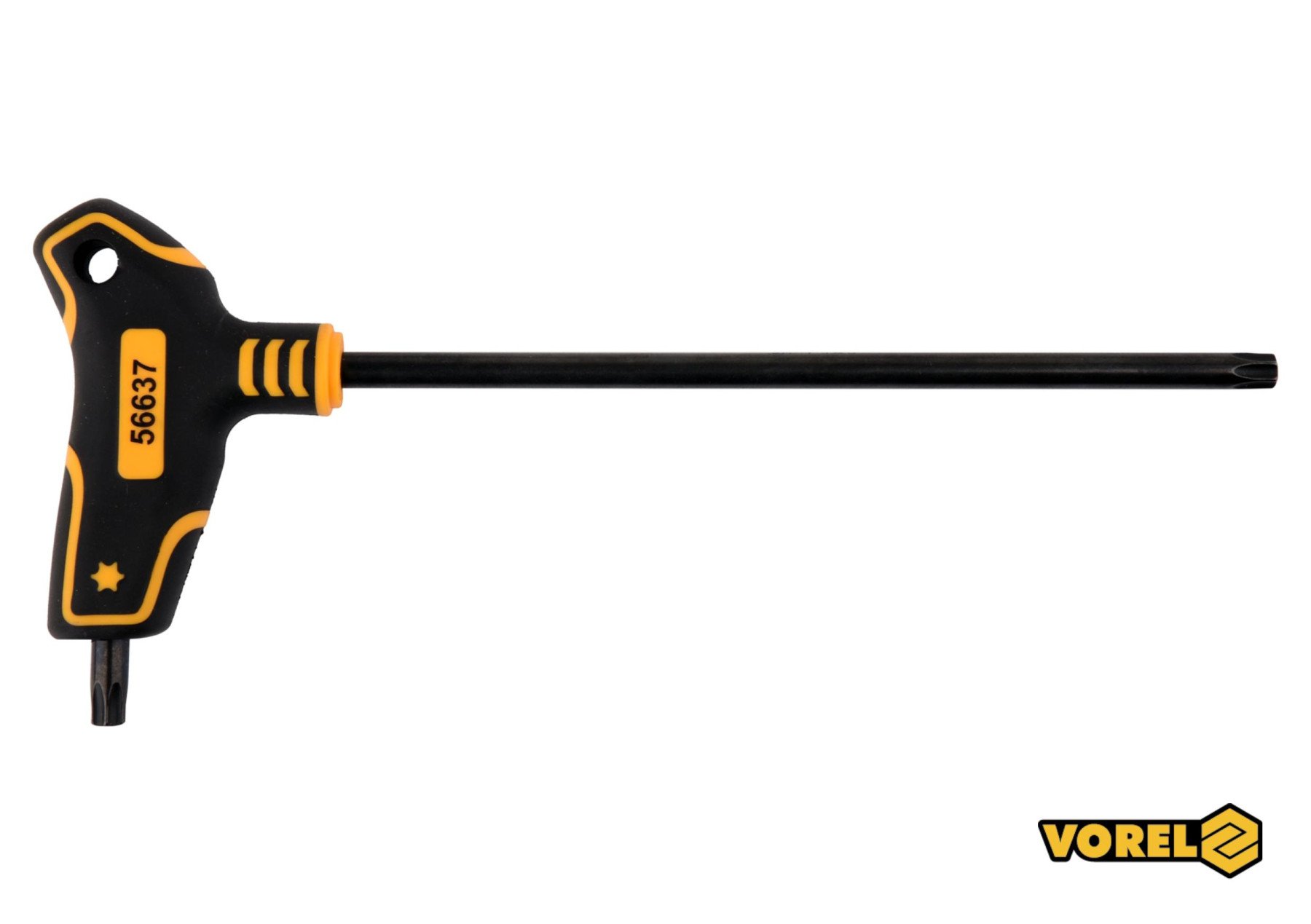 VOREL Ключ TORX : тип "Т", Т45 x 200 x 113 мм, Cr-V 6150  | 56637