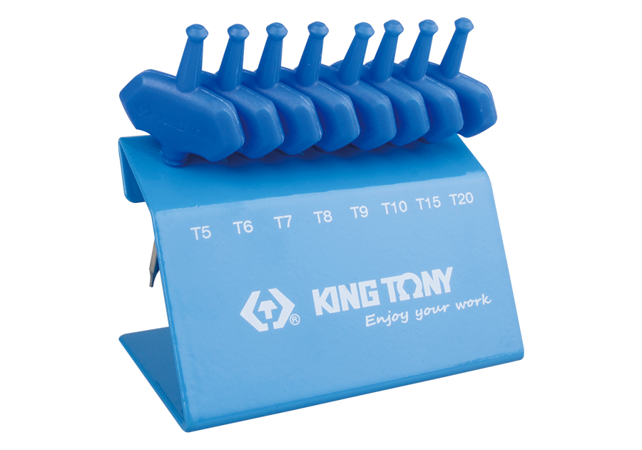 KING TONY Отвертки прецизионные TORX 8шт. T5~T20 MINI | 23308PR