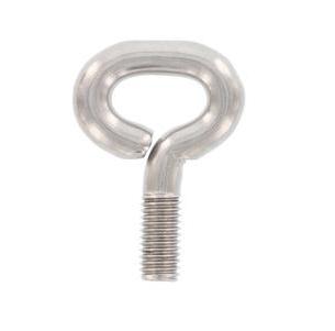 Рым-винт с овальным кольцом 10х55, нержавеющая сталь А2 (AISI 304)