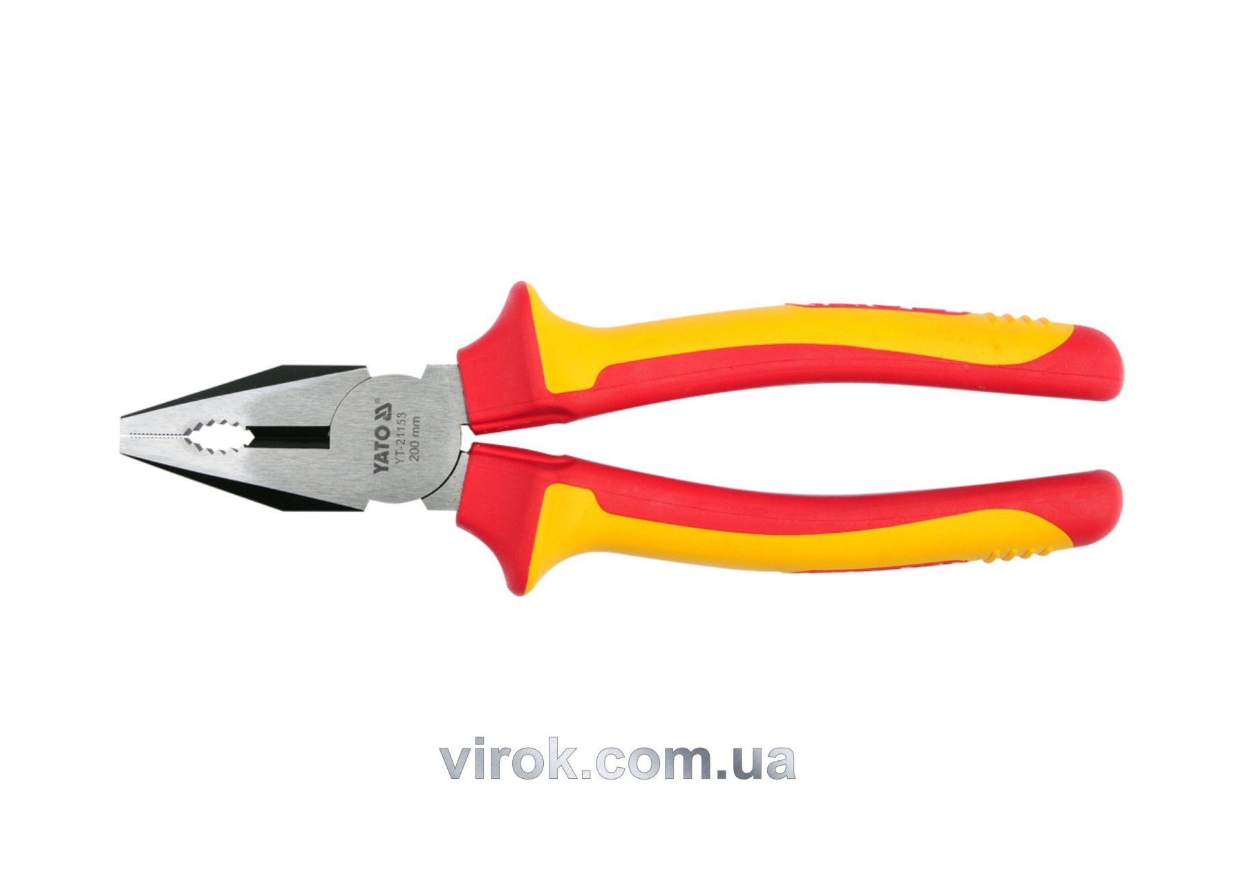 YATO Плоскогубці комбіновані електромонтажні YATO з ізоляцією 1000 V; l= 200 мм  | YT-21153