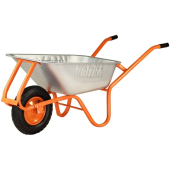 Будівельна тачка з посиленою рамою КВІТКА (90 л, 180 кг) (110-4001)