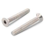 Винт с потайной головкой и шестигранным шлицем DIN 7991 M 6x 10 A2