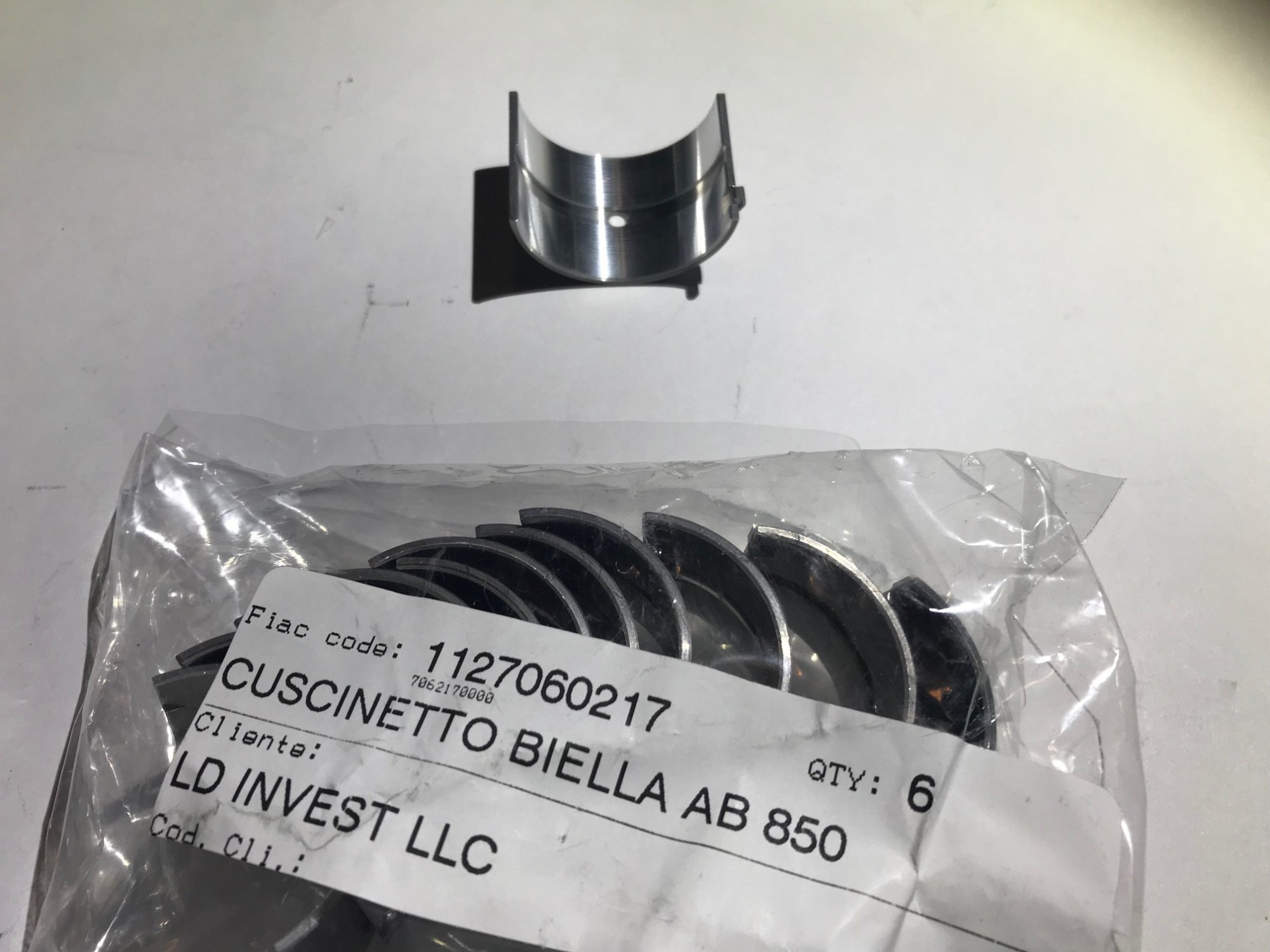 FIAC Вкладыш шатуна АВ858 | 1127060217