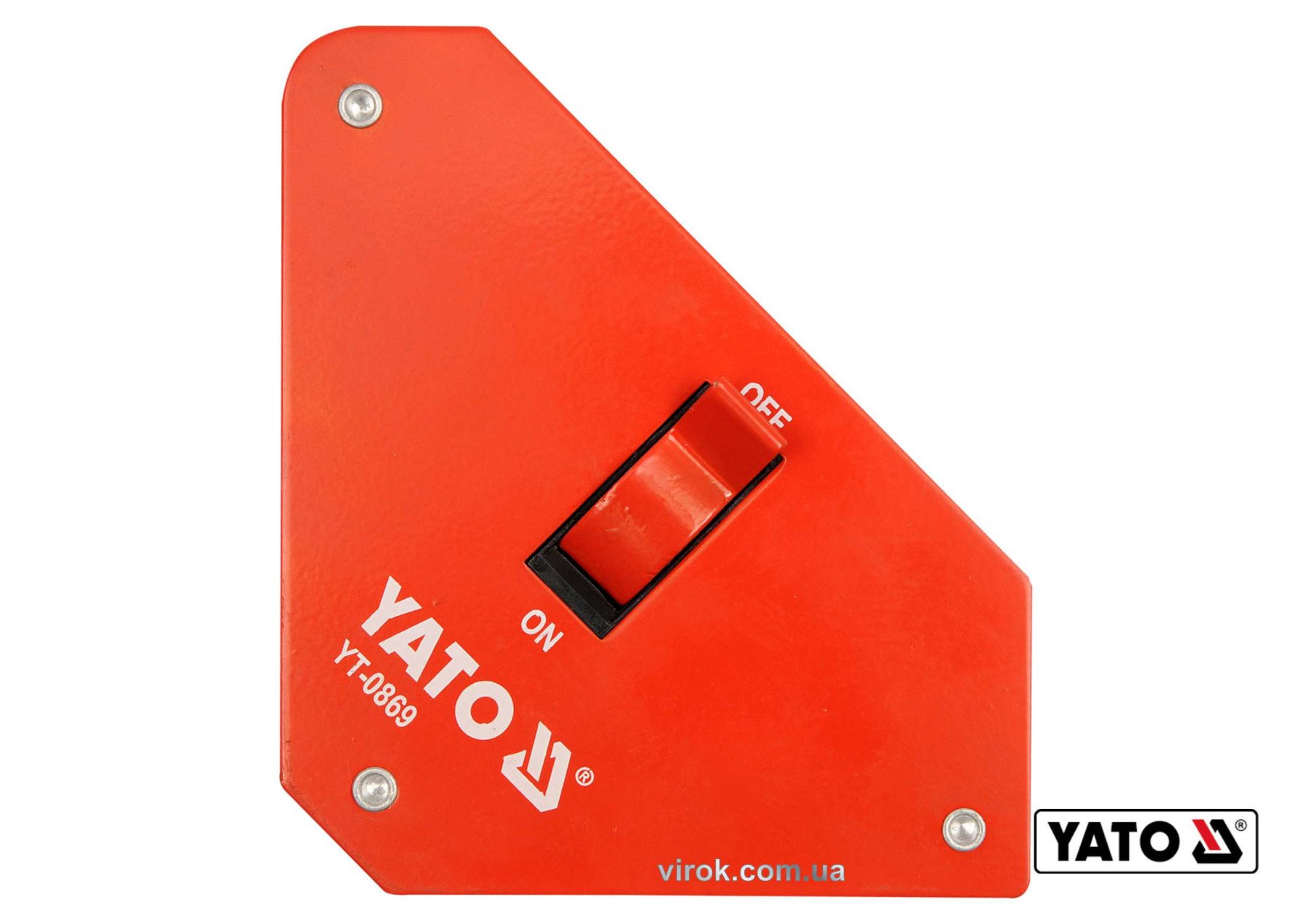 YATO Струбцина магнітна для зварки з перемикачем YATO : 25 кг, 117 х 192 х 32 мм | YT-0869