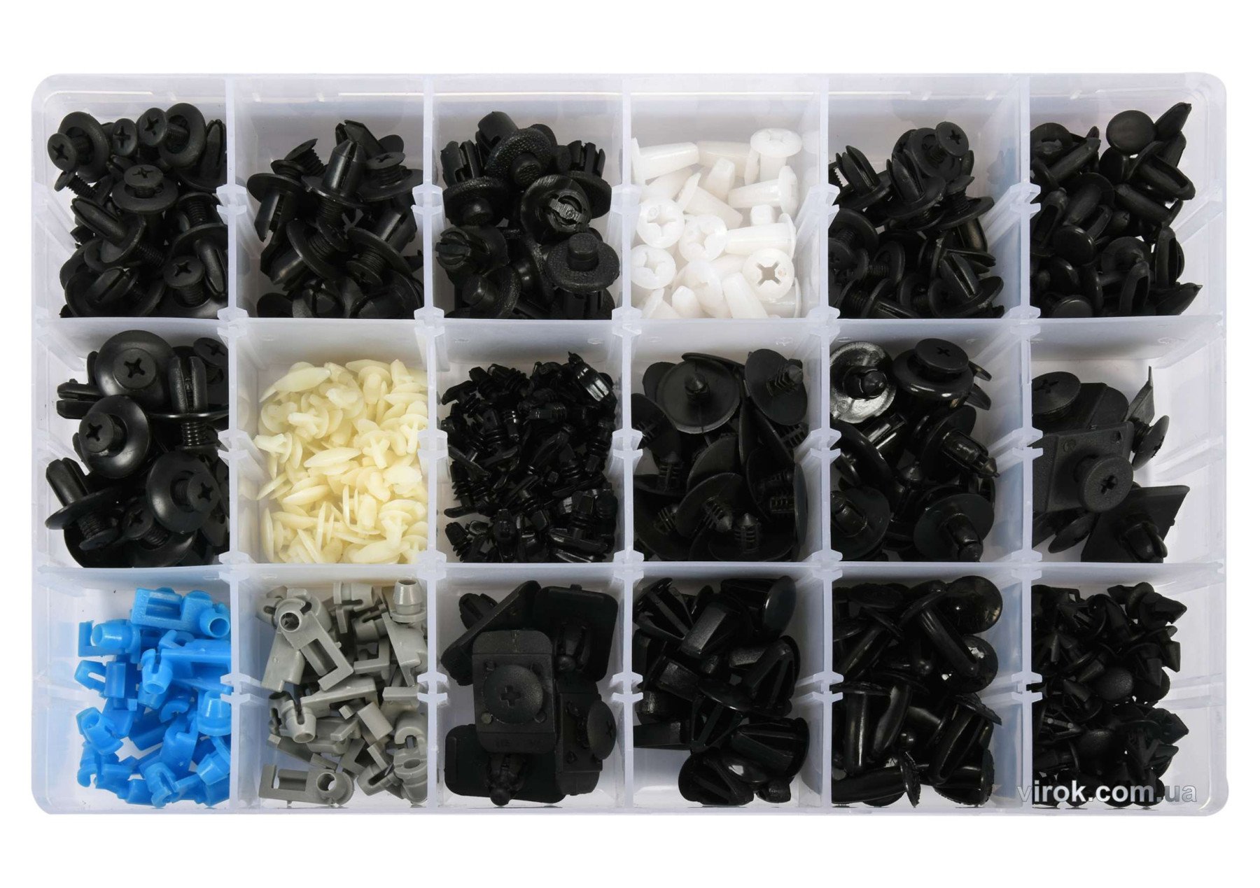 YATO Шпинки для автосалоної обшивки MAZDA YATO, різні, 18 типорозмірів, 475 шт.  | YT-06658