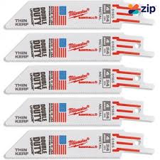 MILWAUKEE Полотно для шаб. пили , 100мм/ крок зуба 1,0мм, (5шт), (метал) | 48005185