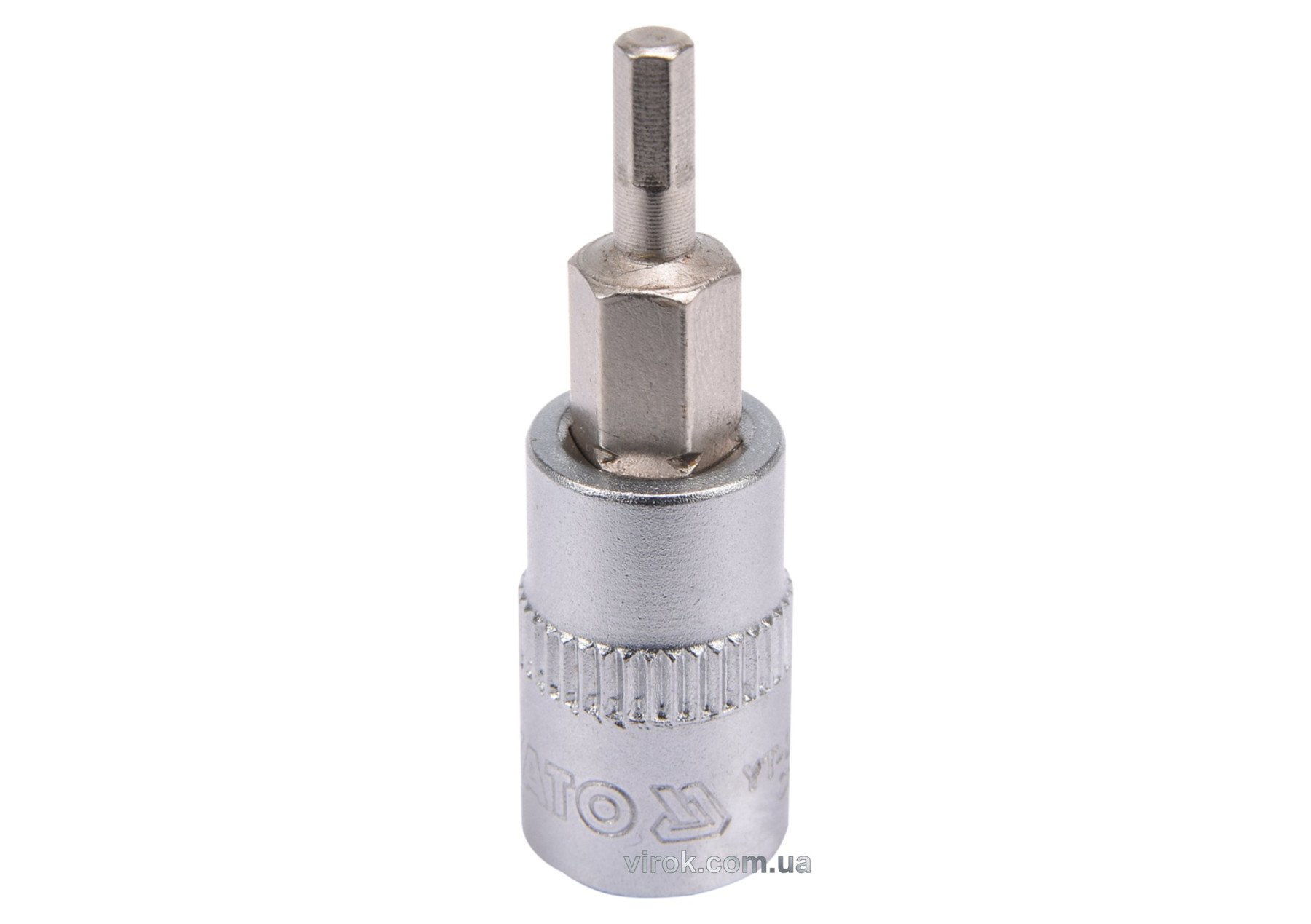 YATO Головка торцева з насадкою HEX YATO : квадрат 1/4". HEX M3, L= 37 мм  | YT-04370