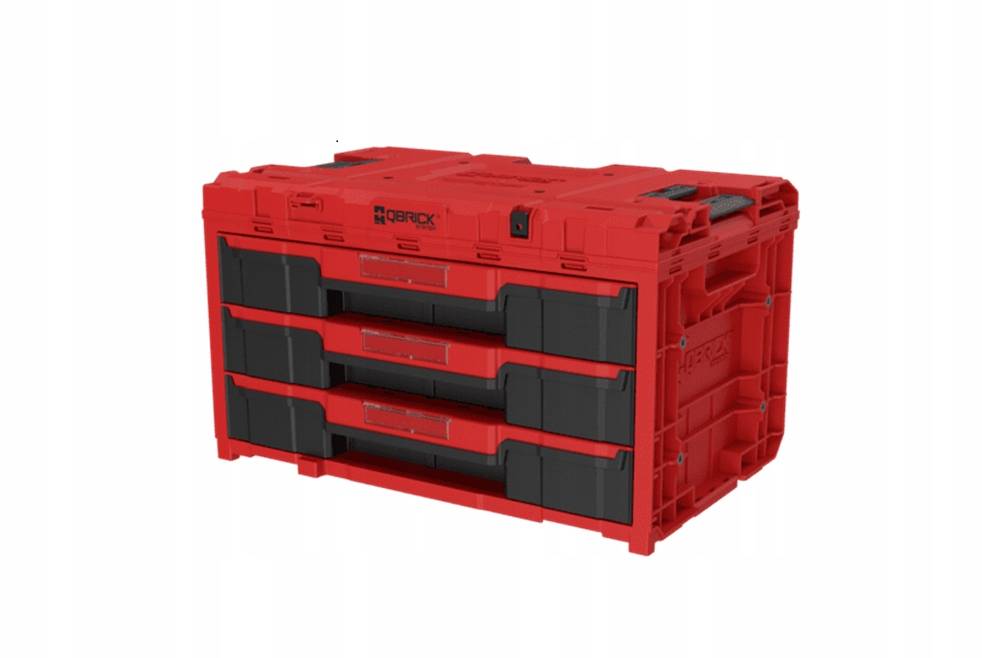 QBRICK SYSTEM Ящик для інструментів ONE DRAWER 3 TOOLBOX 2.0 RED ULTRA HD CUSTOM (587х380х340) (5901