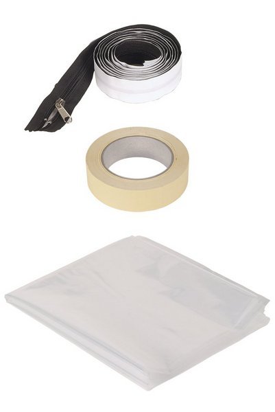 Wolfcraft дверь с лентами на молнии (Tape & Zip) 2200 x 1250 // 4005000