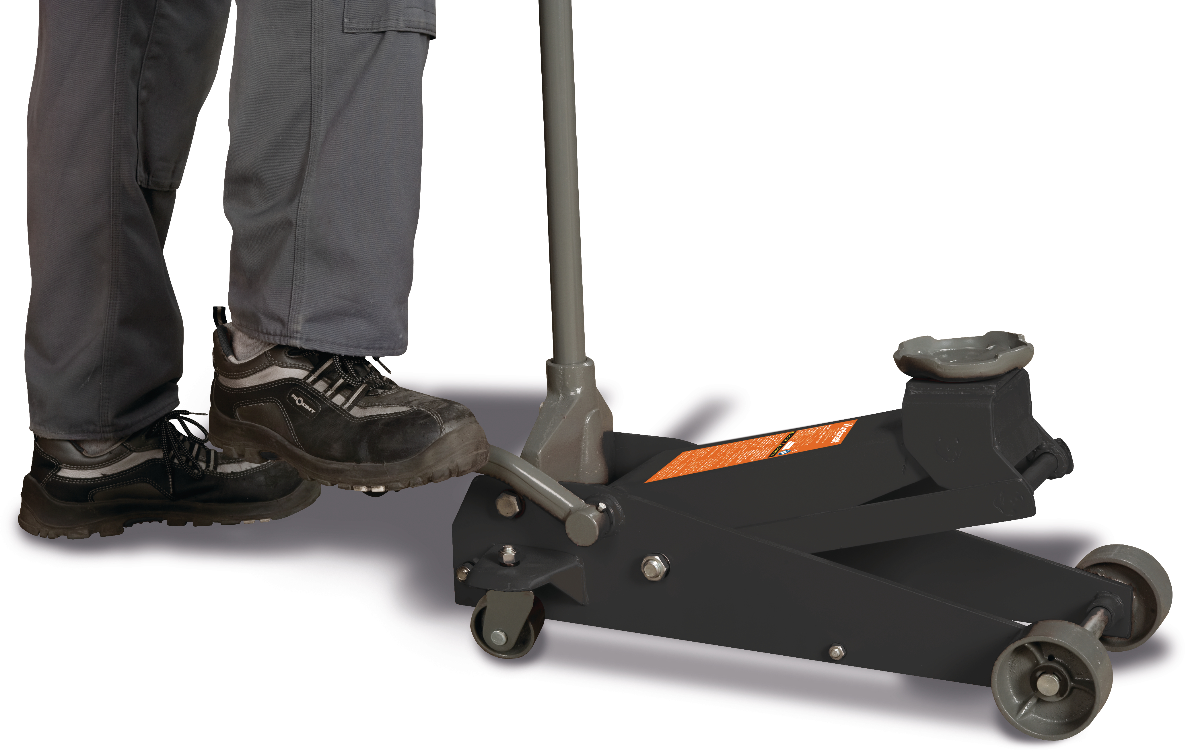 UNICRAFT Домкрат подкатной 3 Тонн (145-500мм) с педалью SRWH 3000 QL | 6201103