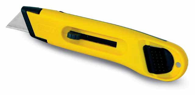 STANLEY 1-10-088 Нож 19мм трапеция 150мм выдвижное лезвие АВС-пластик серия Utility